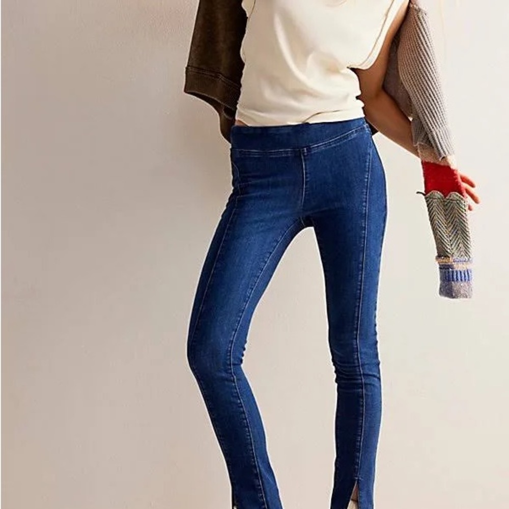 Free People Women's Jeans We The Free Double Dutch Pull-On‎ Jean